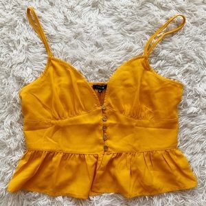 Yellow Crop Top